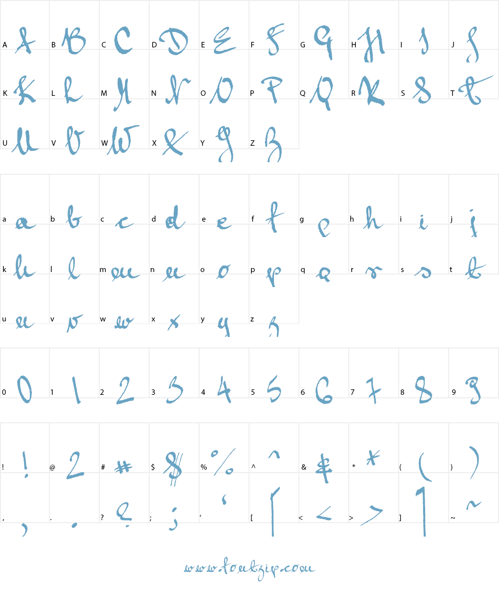 Grand Duchess Font Character